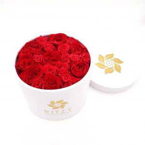 "Forever" Preserved Roses Arrangements - Medium Round Box - Nationwide Delivery
